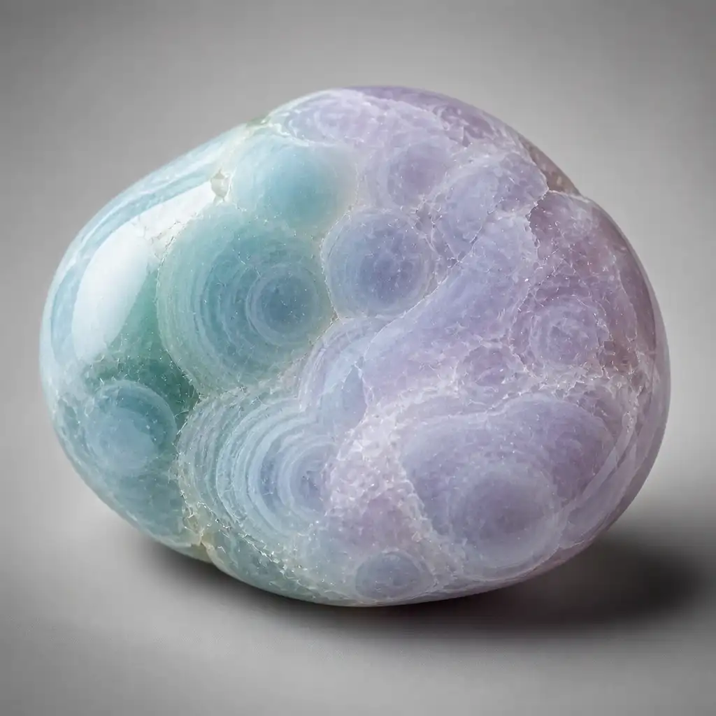 Polished Smithsonite stone with smooth glossy surface