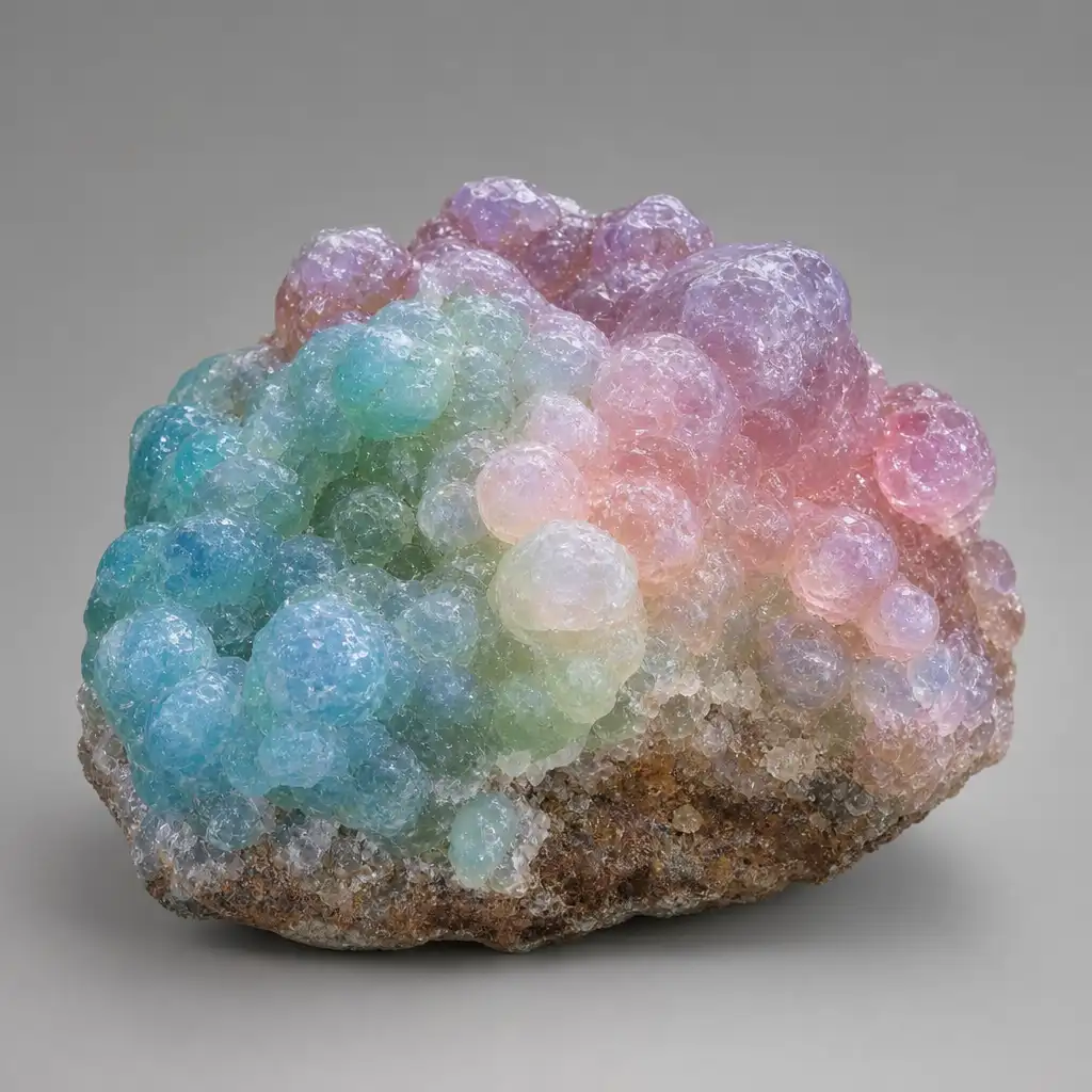 Raw Smithsonite crystal specimen showing natural mineral texture and coloring