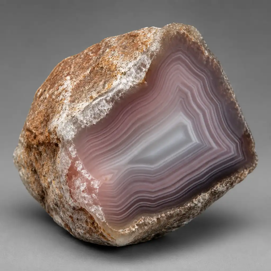 Raw Botswana Agate crystal specimen showing natural mineral texture and coloring
