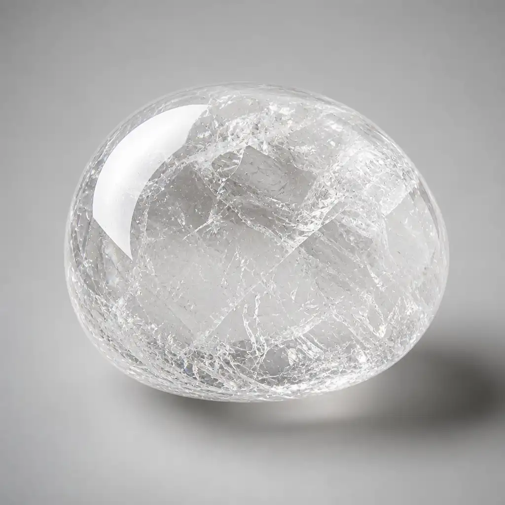 Polished Danburite stone with smooth glossy surface