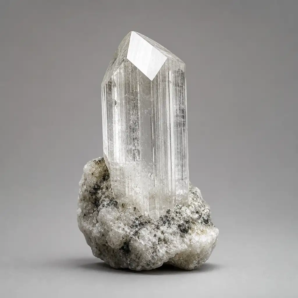 Raw Danburite crystal specimen showing natural mineral texture and coloring