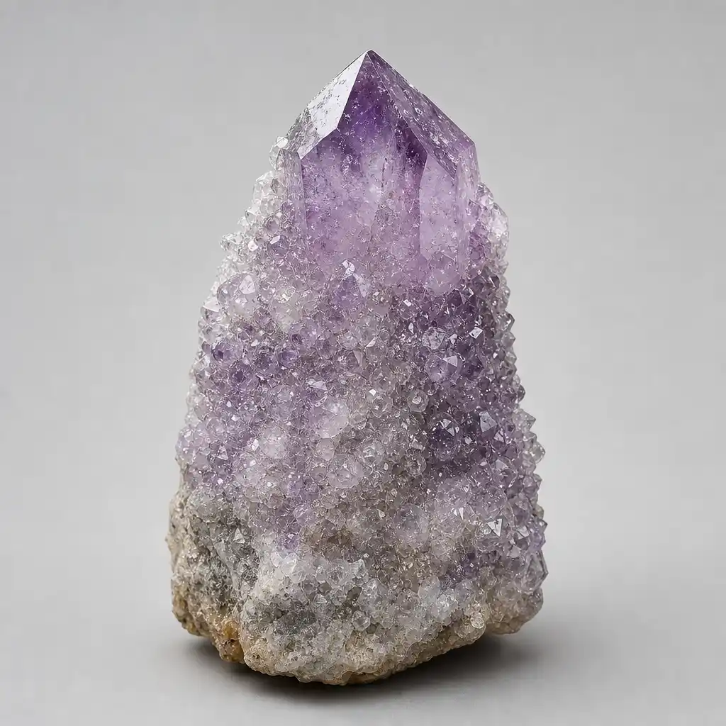 Raw Spirit Quartz crystal specimen showing natural mineral texture and coloring