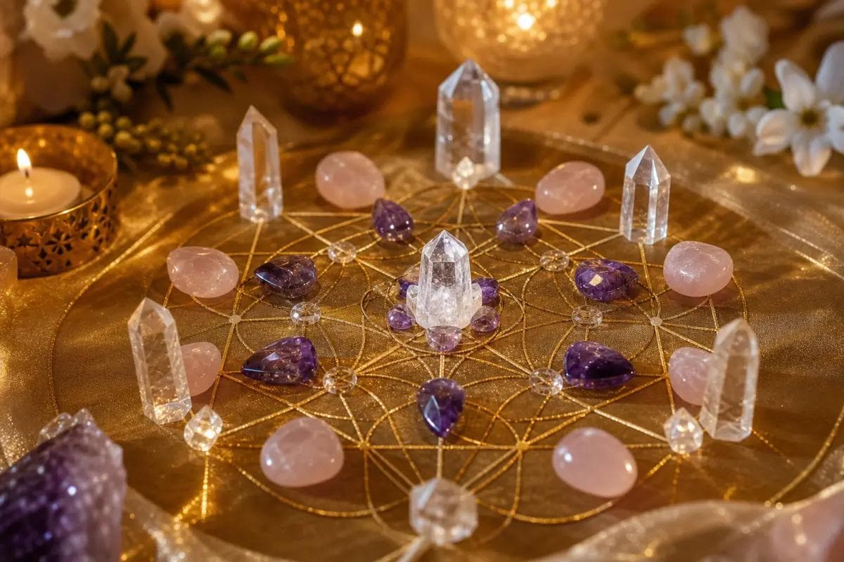 Crystal Grids for Beginners: Sacred Geometry and Manifestation - detail